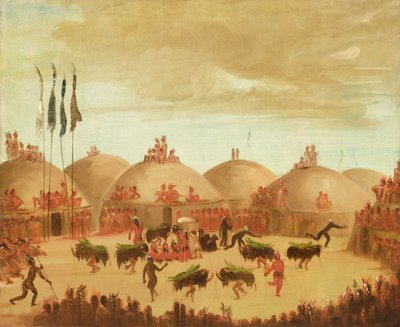 The Bull Dance by George Catlin